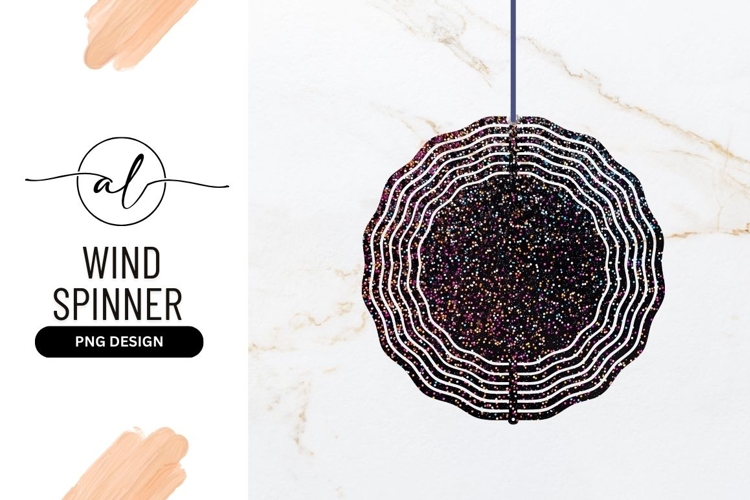 Round wind spinner png design