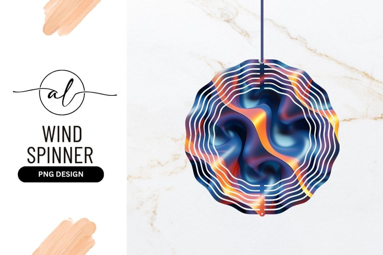 Abstract Wind Spinner Round Png Illustration