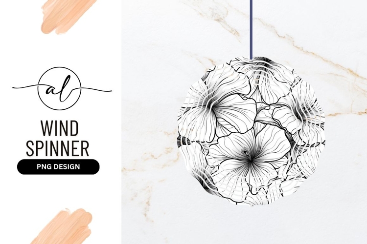 Flower Clipart Black And White Image 21