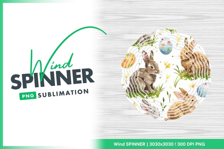 Easter Wind Spinner Round Design