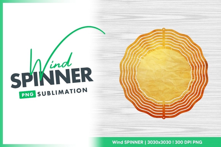 Distressed sun background with wind spinner