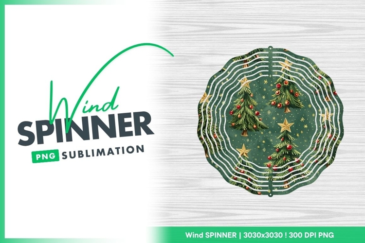 Christmas wind spinner