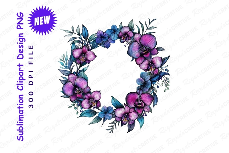 Floral Wreath Clipart