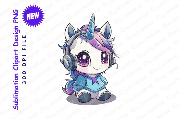Unicorn Head Clipart Image 7