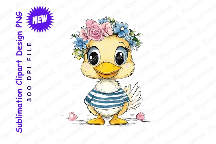 Duckling Clipart Image 11