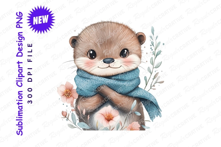 Otter Illustration Image 20