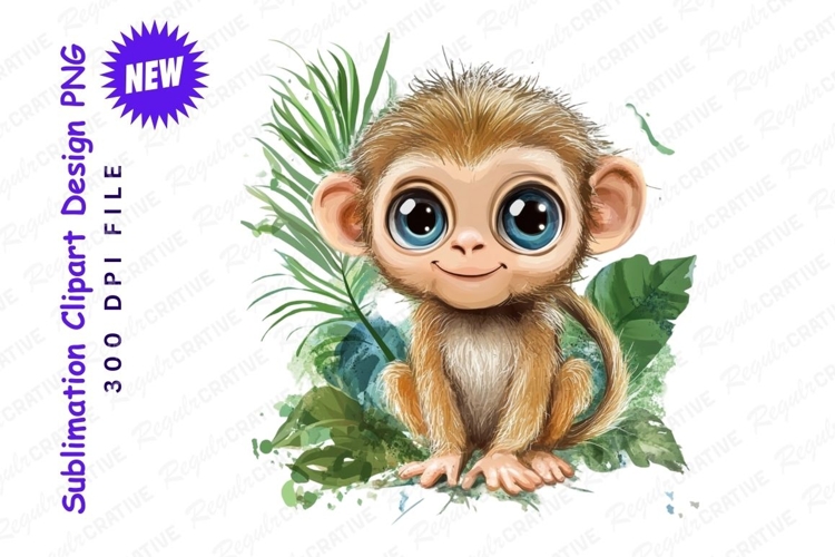 Monkey Illustration Image 8