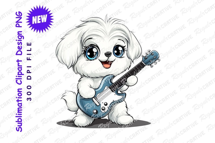 Guitar Clipart Image 24