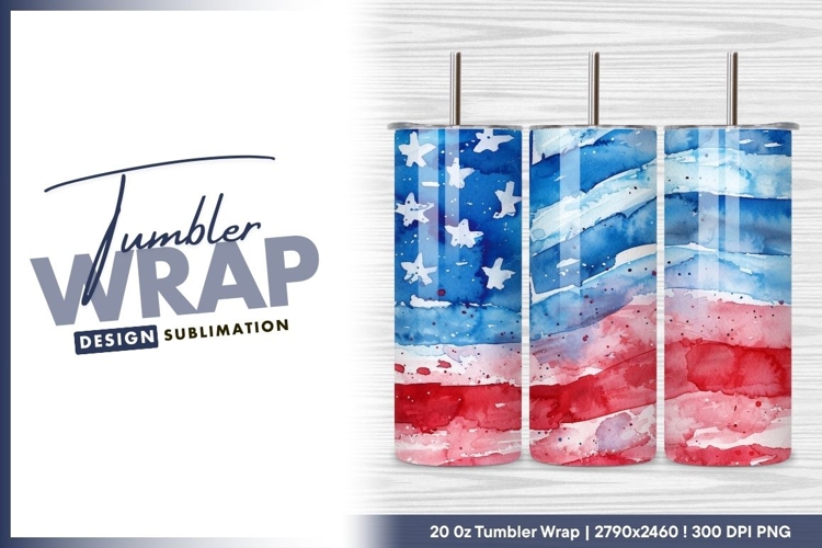 American Flag Sublimation