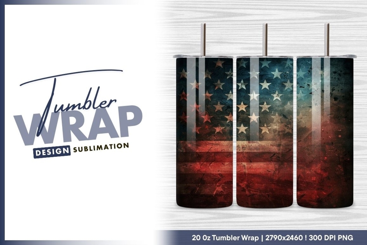 American Flag Sublimation Image 2