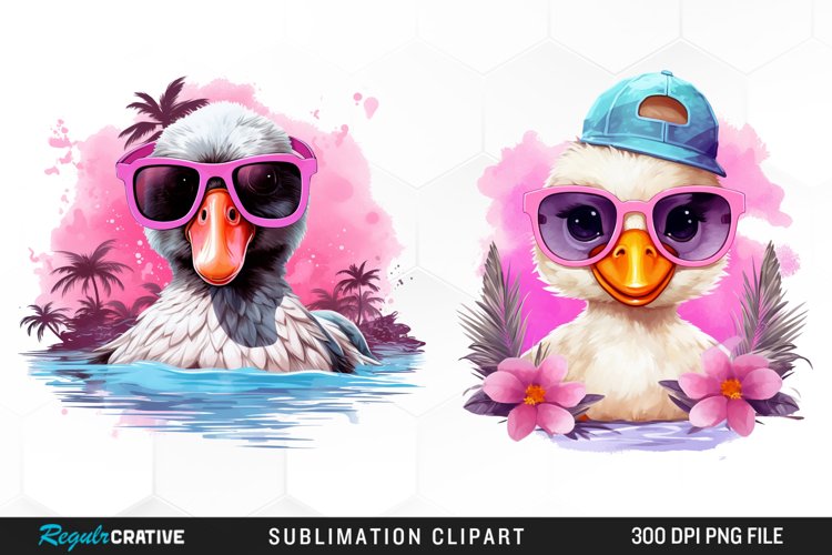 Cute Flamingo Clipart Image 14