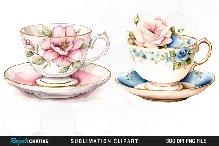 Tea Cup Illustration Image 3