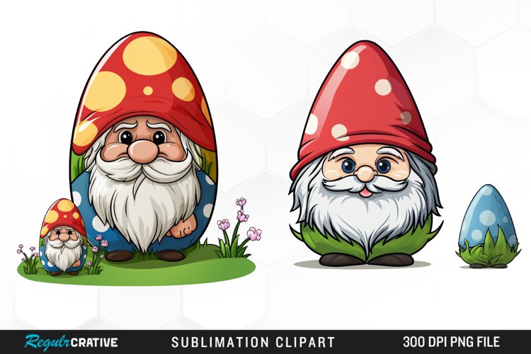 Watercolor Easter Egg Image Clipart example image 1
