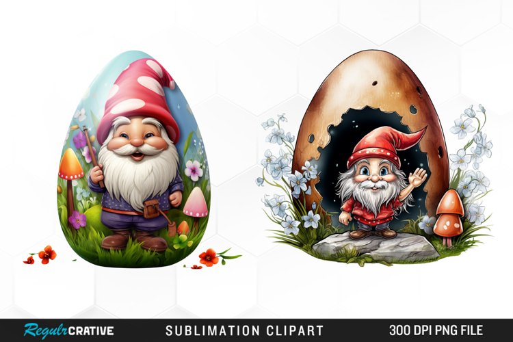 Watercolor Easter Egg PNG Clipart example image 1