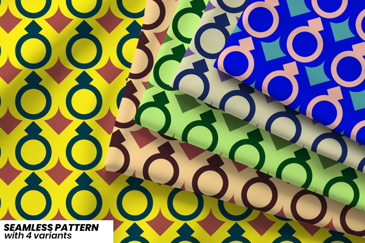 Geometric Seamless Pattern Image 8