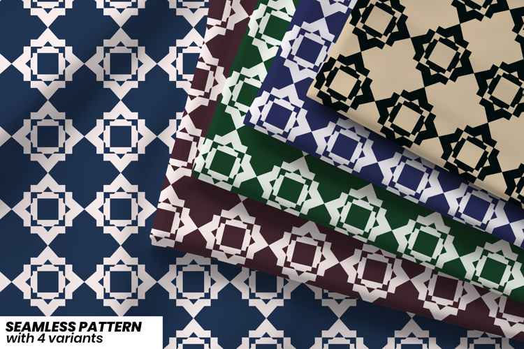 Geometric Seamless Pattern Image 11