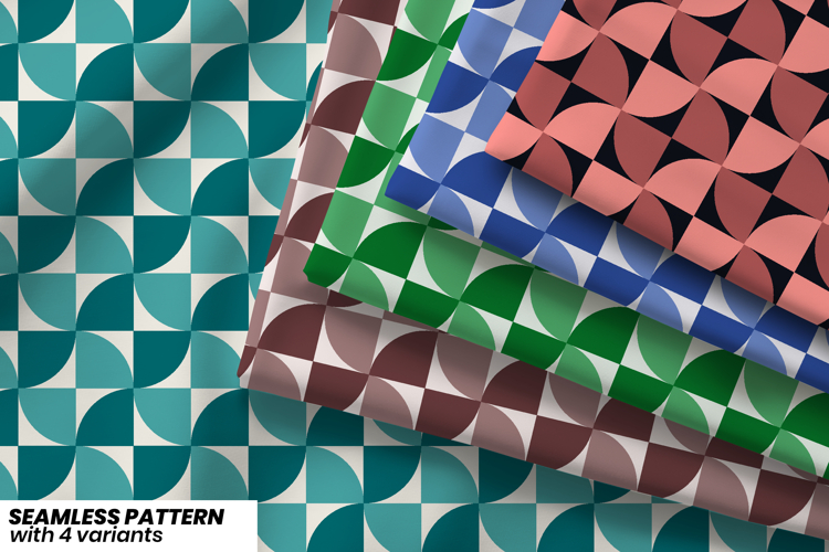 Pinwheel Grid Pattern