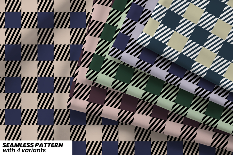 Stripe Grid Pattern
