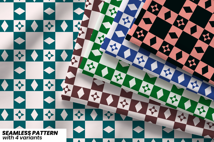 Geometric Seamless Pattern Image 7