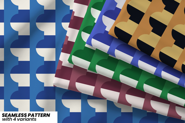 Geometric Seamless Pattern Image 2