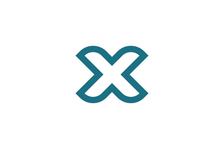 X letter logo design