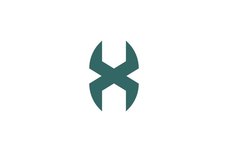X letter logo design