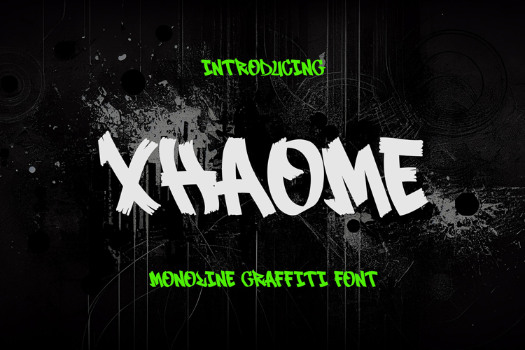 Xhaome - Expressive Graffiti Font