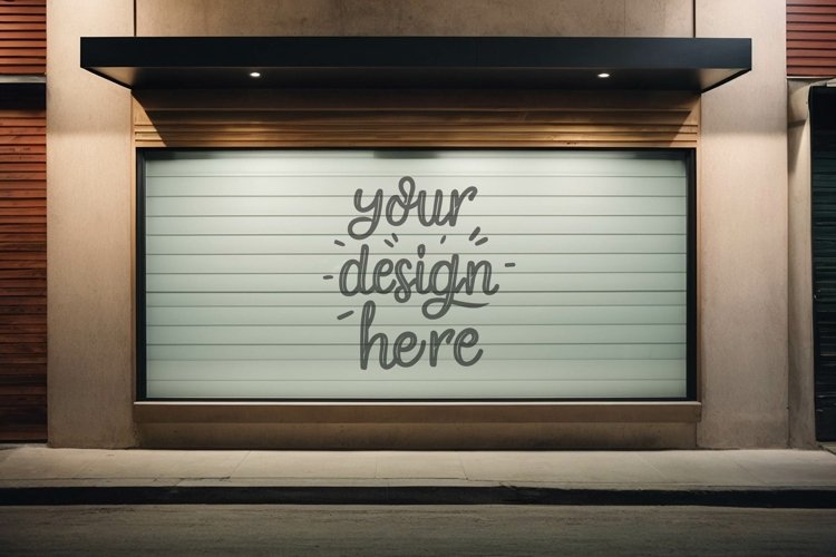 Modern Poster Mockup example image 1
