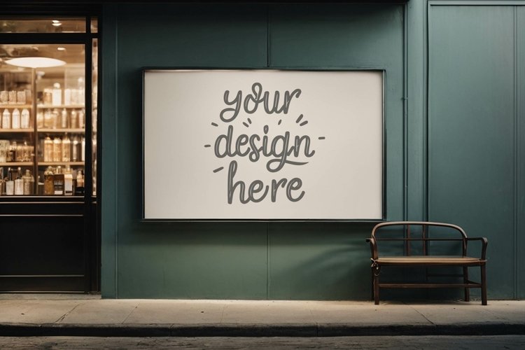 Modern Poster Mockup example image 1