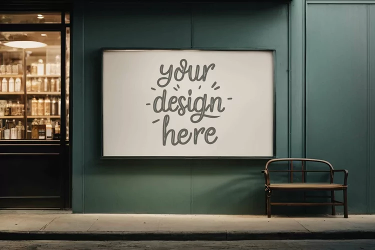 Modern Poster Mockup