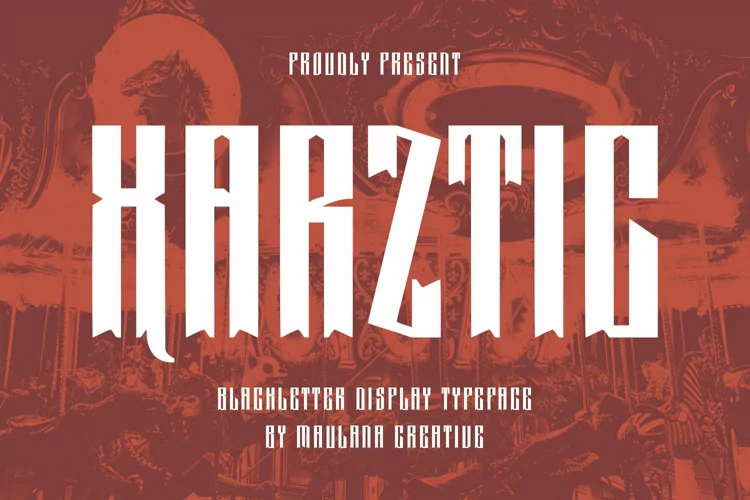 Xarztic Blackletter Display Typeface