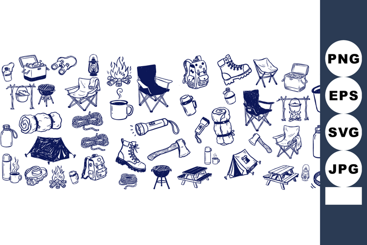 Camping Vectors Image 12