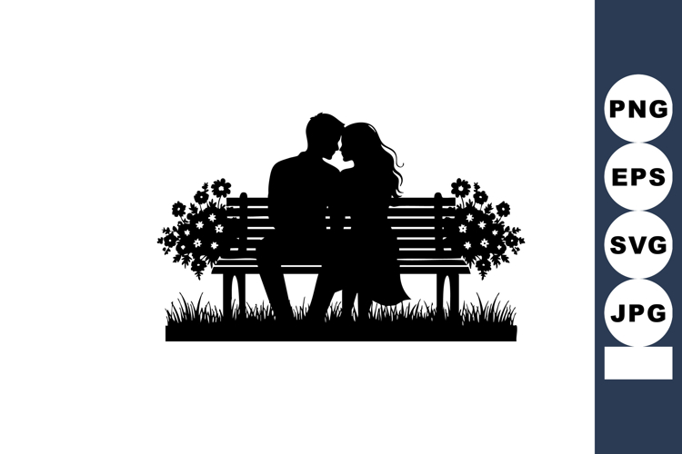 Couple Silhouette Image 3