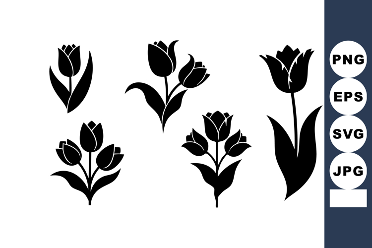 Flower Silhouette Image 2