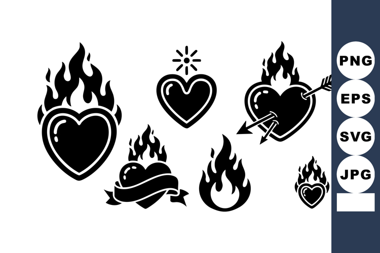 Flame Silhouette Image 2