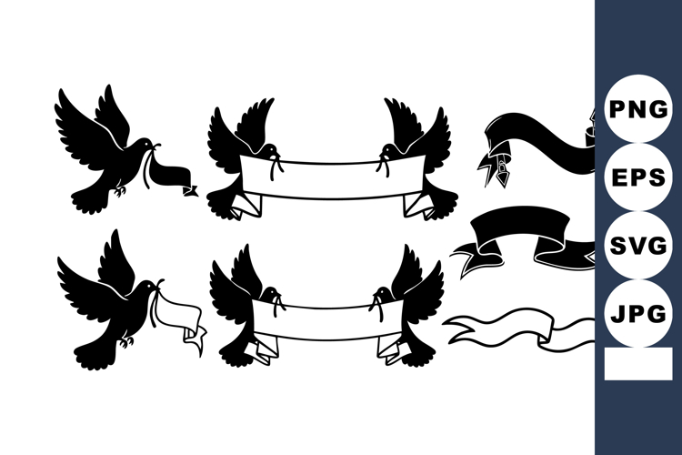 Doves Clipart Image 8