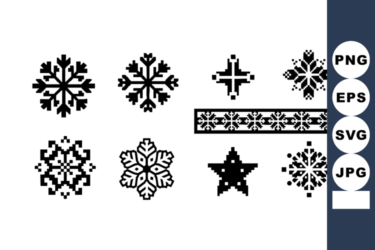 Star Clipart Black and White Image 6