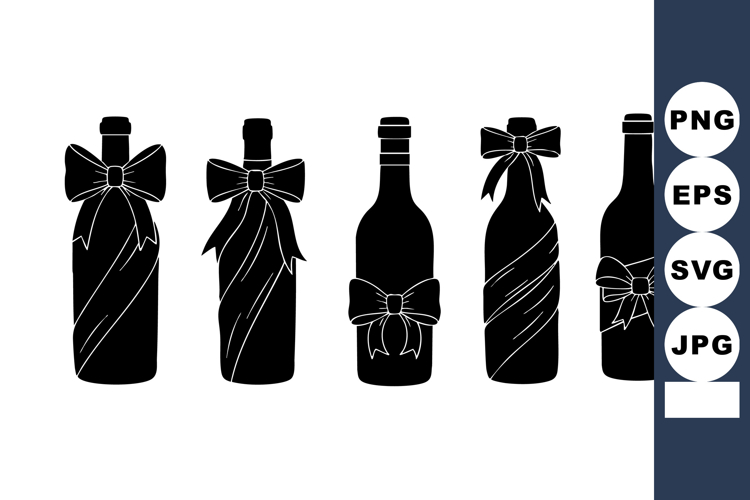 Wine Silhouette Image 6