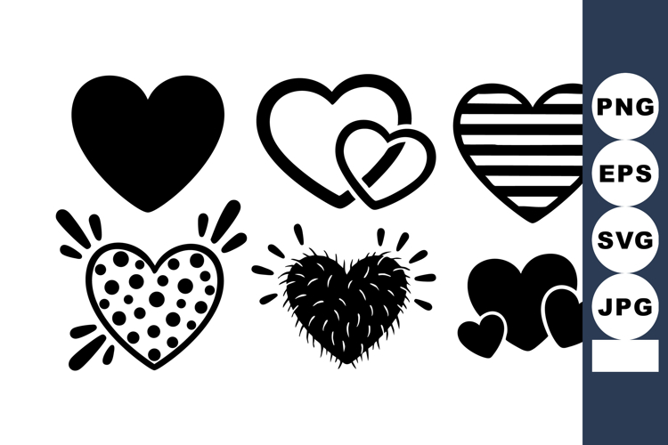 White Heart Clipart Image 5