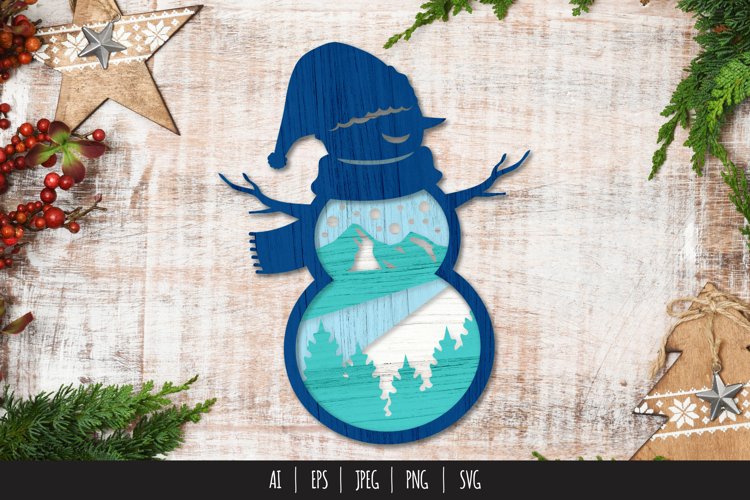 3D Christmas SVG Image 23