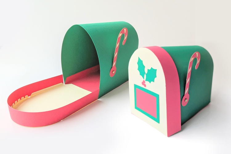 3D Christmas Mailbox SVG File