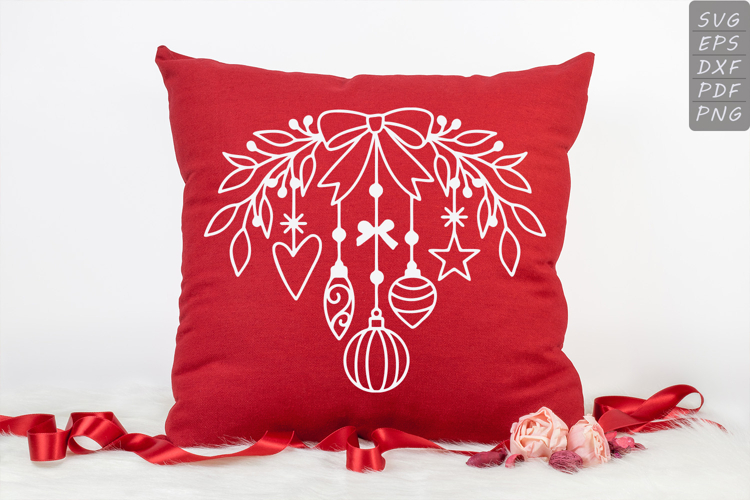 Christmas Floral Svg Image 19