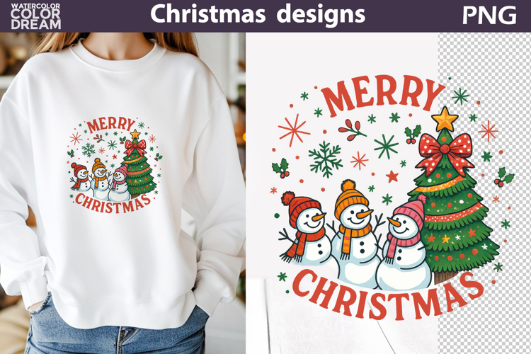Snowman Sublimation | Merry Christmas