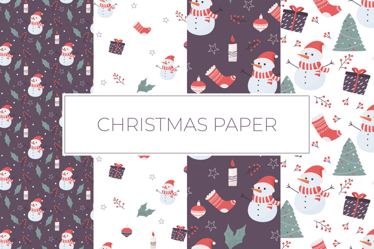 Christmas Seamless Pattern Image 12