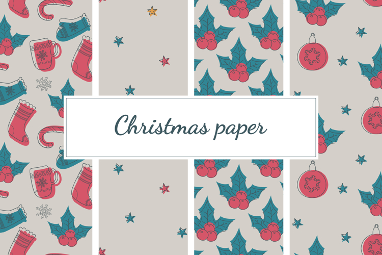 Christmas Seamless Pattern Image 22