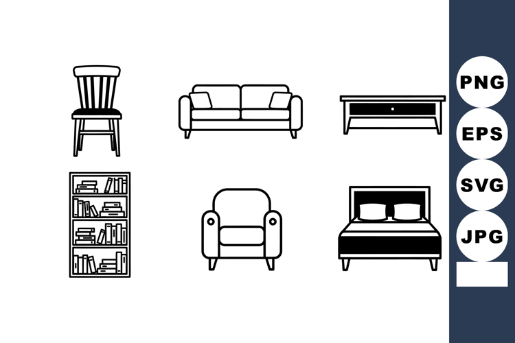 Bookshelf Clipart Image 3