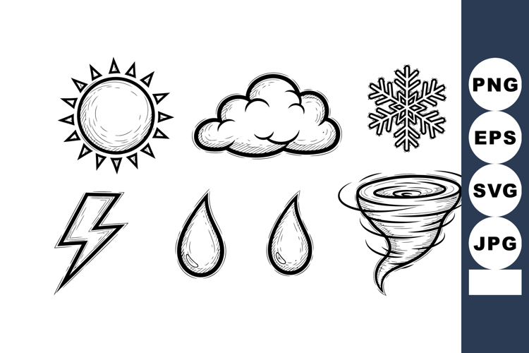 Cloud With Rain Clipart Image 8