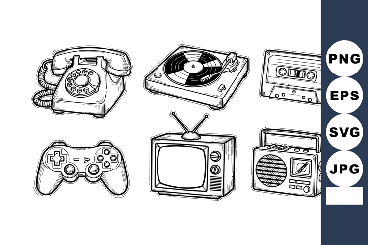 Record Player Clipart Image 10