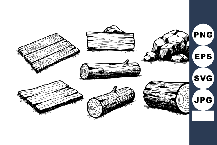 Wood Clipart Image 7