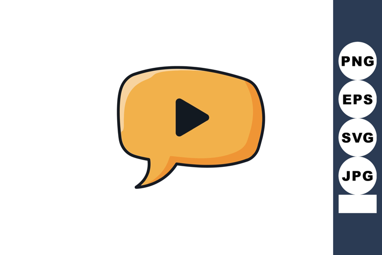Speech Bubble Clipart Image 3